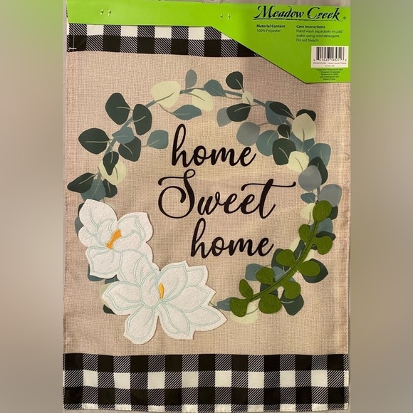 Meadow Creek Other - Garden Flag Home Sweet Home 3/$15 see closet for more flag choices
